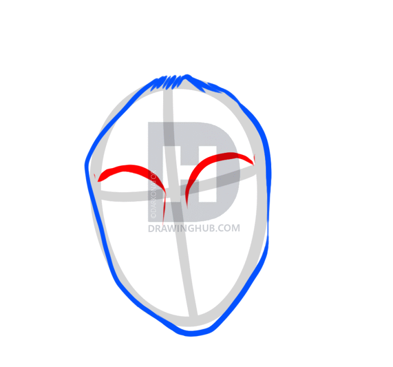 771x720 How To Draw Anne Frank, Step