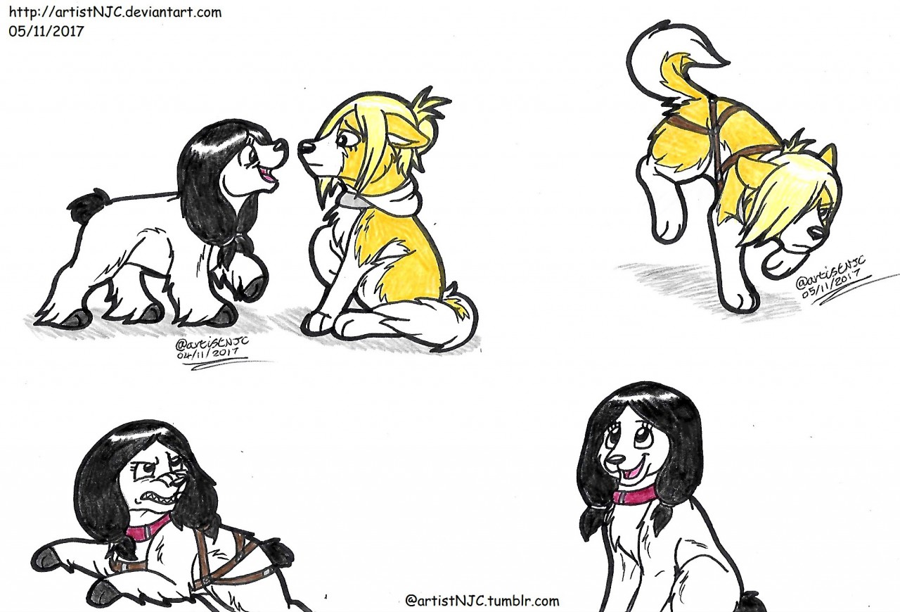 1280x870 Aot Doggos Mina Annie