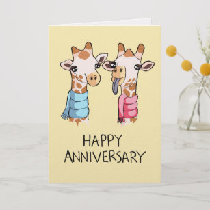 307x307 Cute Drawings Anniversary Cards