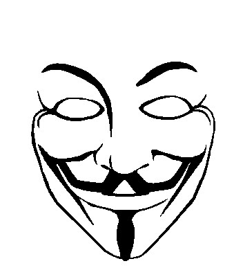 339x400 Guy Fawkes Mask Clipart