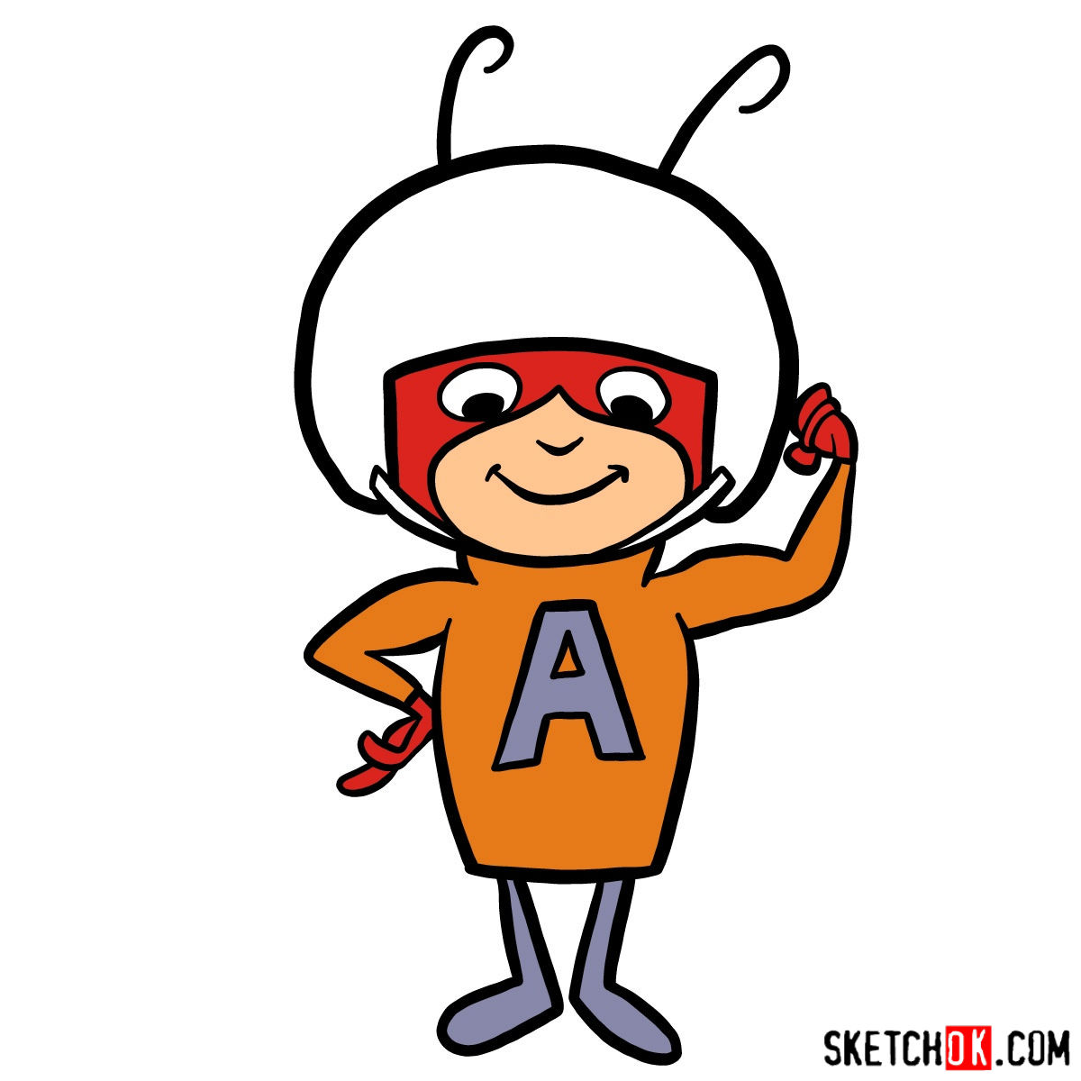 1200x1200 How To Draw Atom Ant
