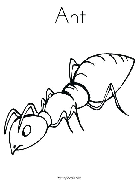 468x605 Fire Ant Coloring Pages