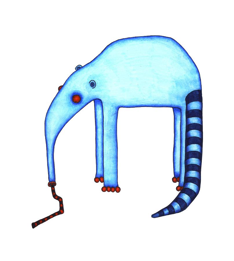 808x900 Anteater Drawing