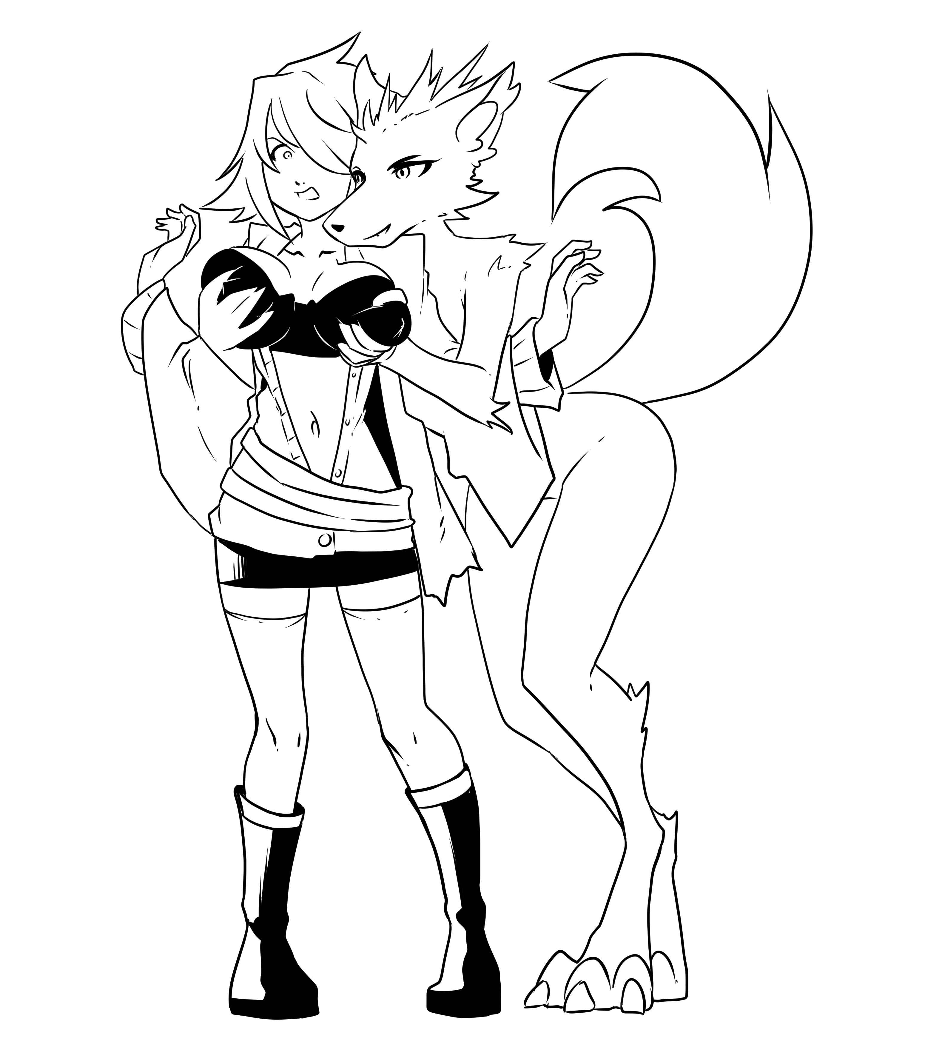 3100x3508 Commission Fox Anthro