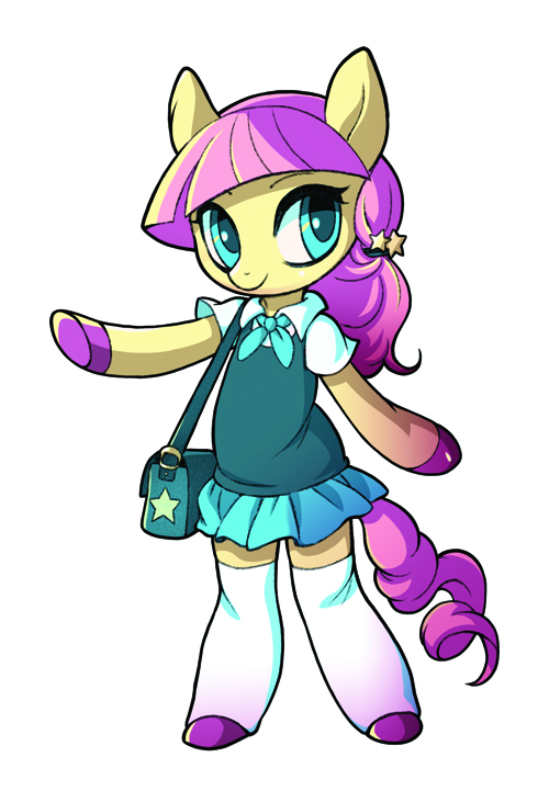 500x721 How To Draw An Anthro Pony