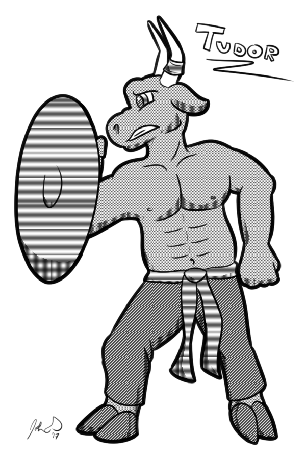 600x900 ox drawing anthro for free download