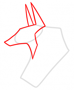 247x302 Draw A Tribal Anubis Tattoo, Step