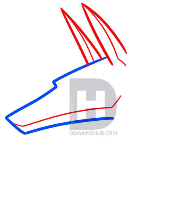 619x720 Drawing Anubis Easy, Step