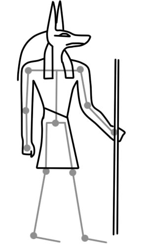 296x500 How To Draw Anubis The God Of Death
