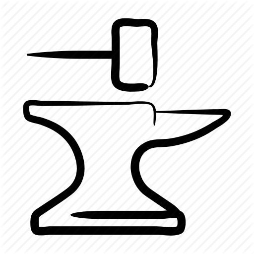 512x512 Collection Of Free Anvil Drawing Vector Download On Ui Ex