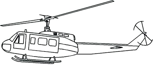 600x260 Helicopter Coloring Pages