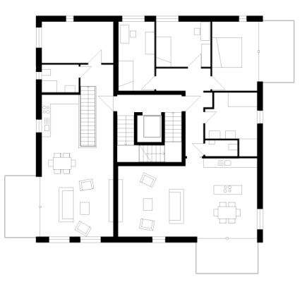 428x400 grundriss dampd architecture plan, architecture