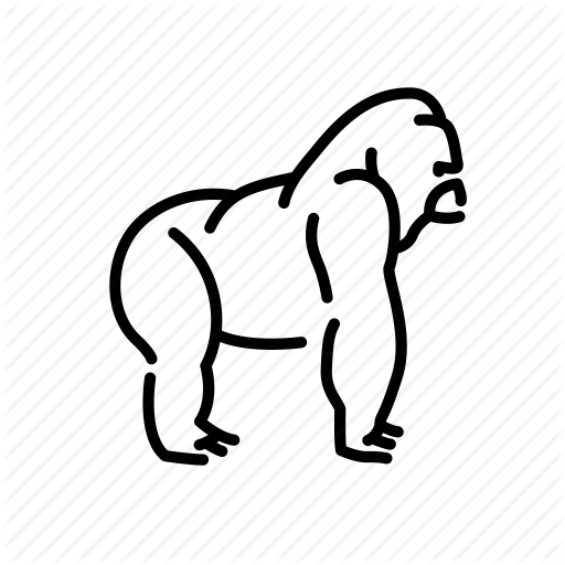 512x512 Chimp Drawing Gorilla Transparent Png Clipart Free Download