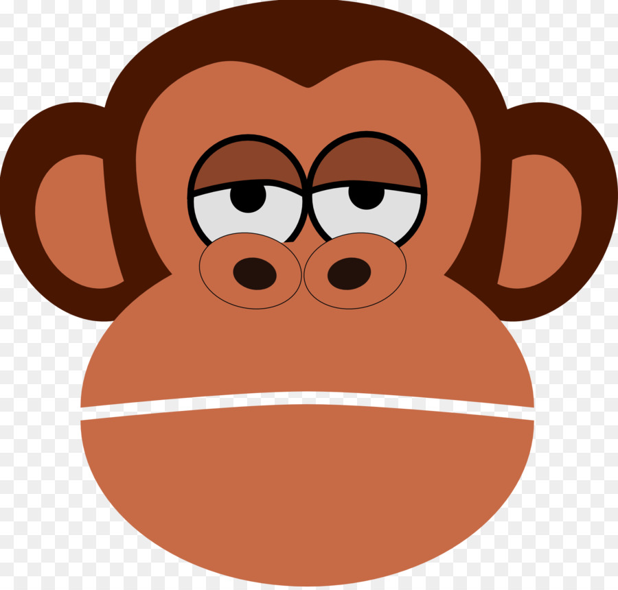 900x860 Clip Art Ape Monkey Cartoon Drawing