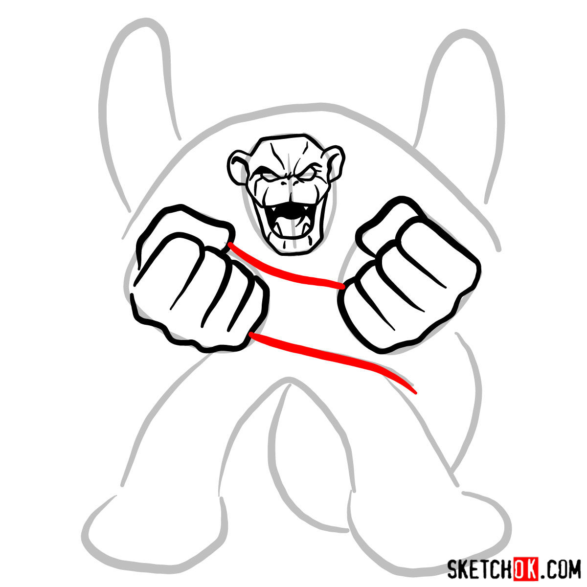 1200x1200 How To Draw Igoo The Rock Ape