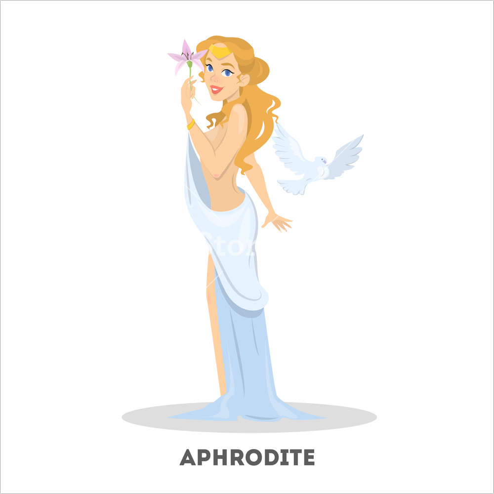 1000x1000 Aphrodite In White Dress Greek Beautiful Ancient Goddess Royalty