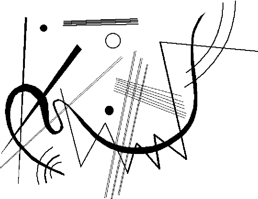 829x641 kandinsky illustrates the use of points and lines