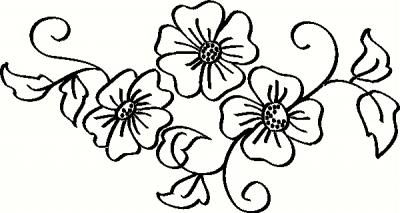 400x213 Apple Blossom Flower Drawing