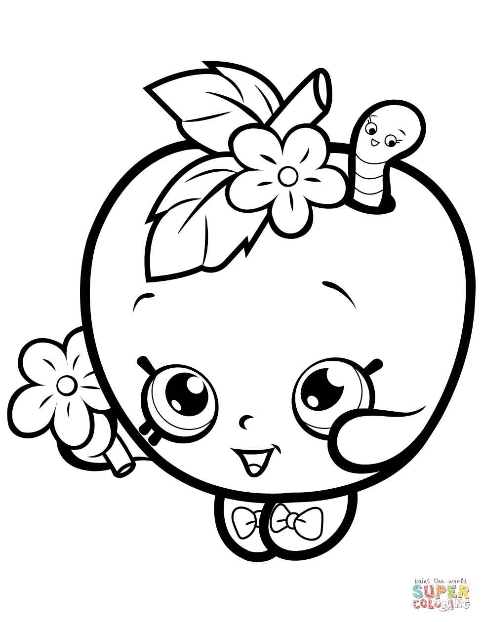 974x1260 Shopkins Apple Blossom Coloring Sheets Collections