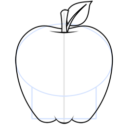 260x260 Cartoon Apple Step