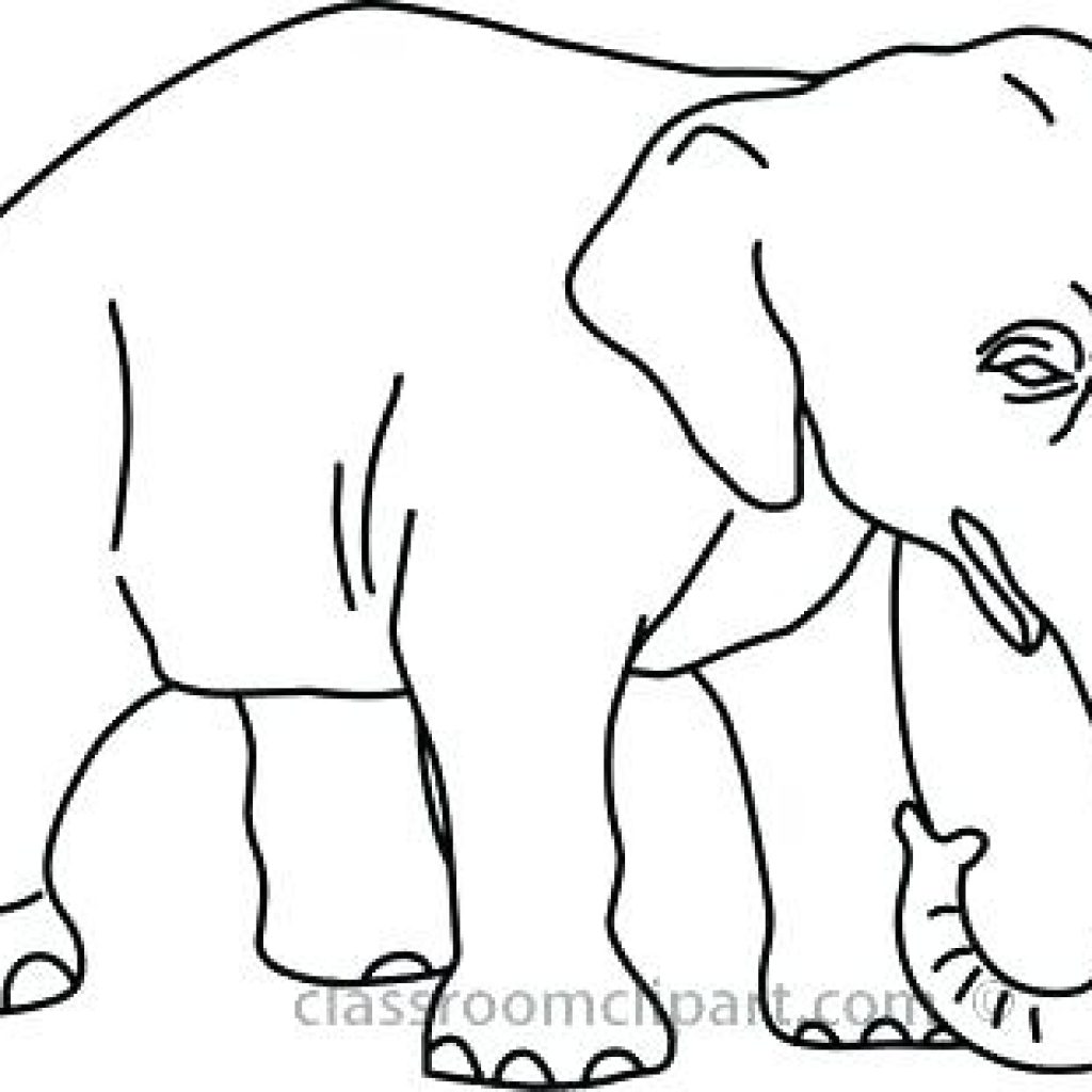 1024x1024 Elephant Outline Drawing Apple Clipart House Clipart Online Download