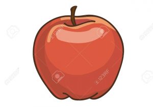 300x210 Red Apple Drawing Apple Drawing For Kids At Getdrawings Free