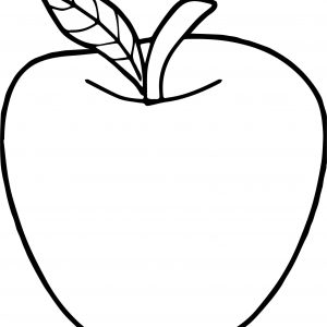 300x300 Apple Core Coloring