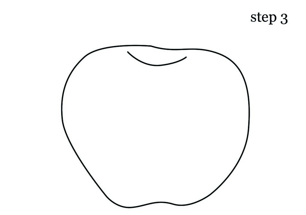 1024x720 How To Draw A Apple Drawing