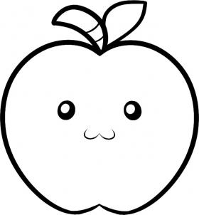 280x302 How To Draw How To Draw An Apple For Kids