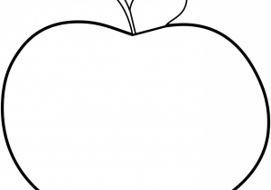 300x210 Simple Apple Drawing How To Draw A Simple Apple