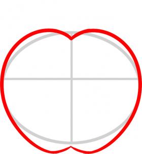 280x302 How To Draw How To Draw An Apple For Kids