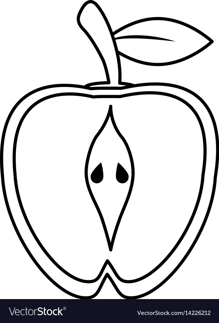 732x1080 Huge Collection Of 'half Apple Drawing' Download More Than