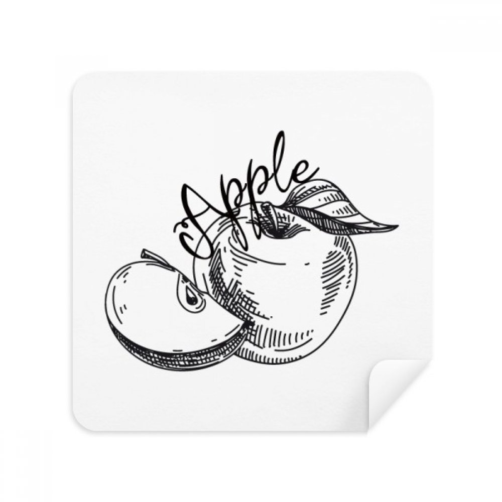 1000x1000 Apple Fruit Line Drawing Illustration Glasses