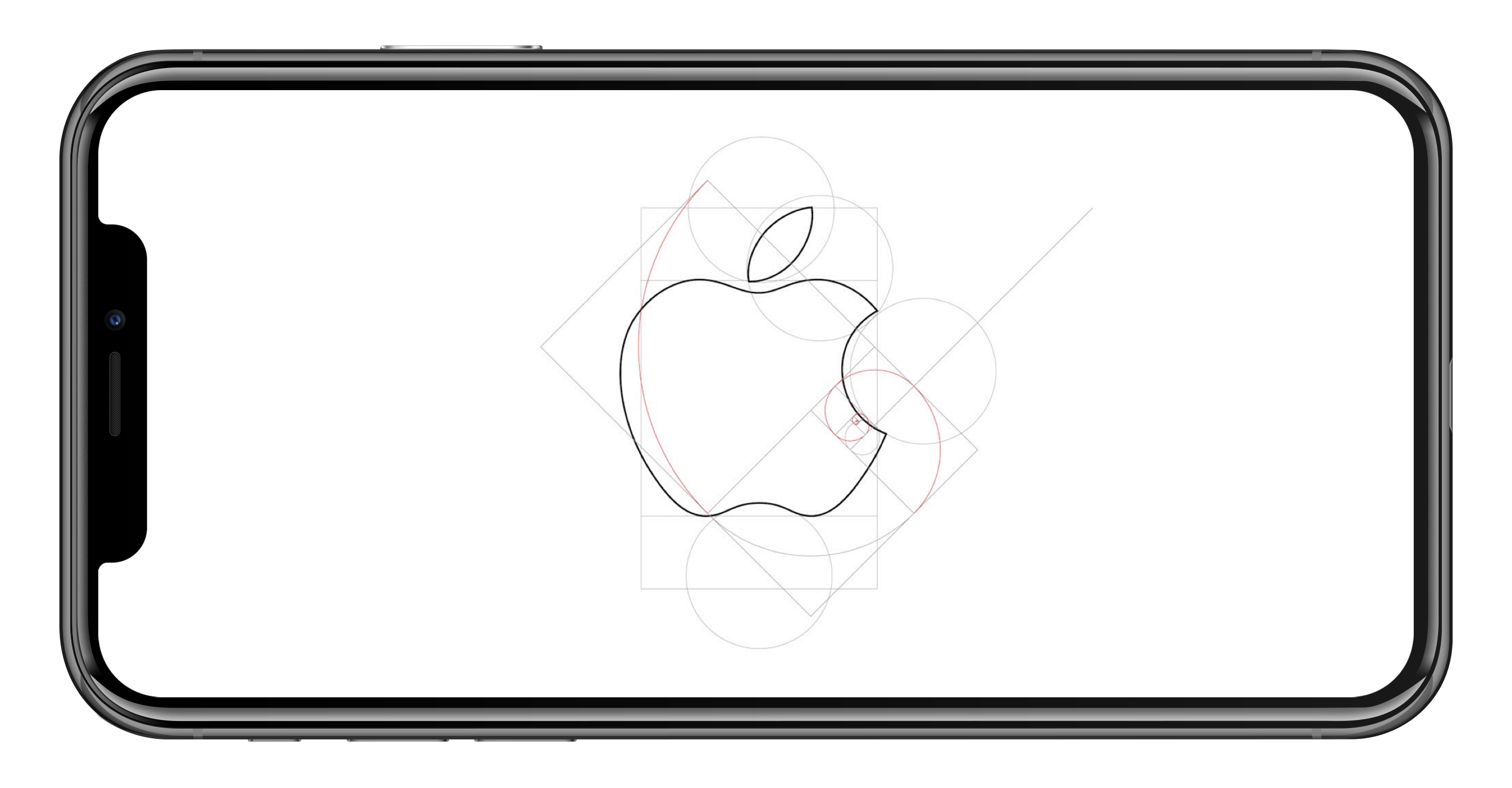 2800x1460 the apple logo and the golden ratio