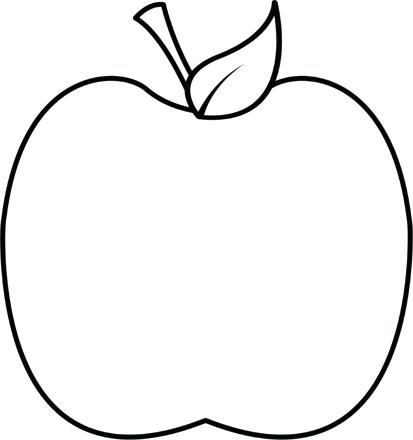413x440 Apple Outline Image Vector Apple Outline Image