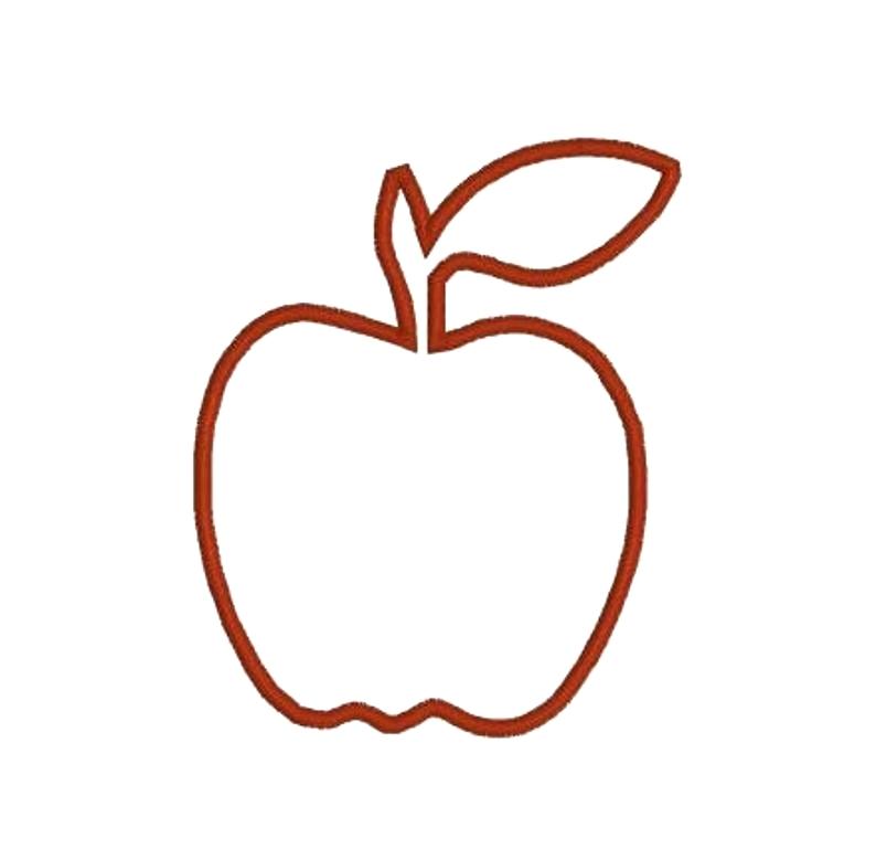 794x769 Apple Outline Worm Apple Tree Outline Vector