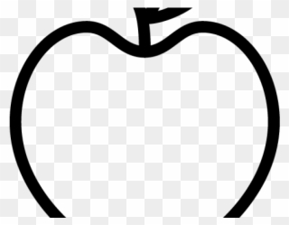 320x249 Outline Apple Drawing Clipart
