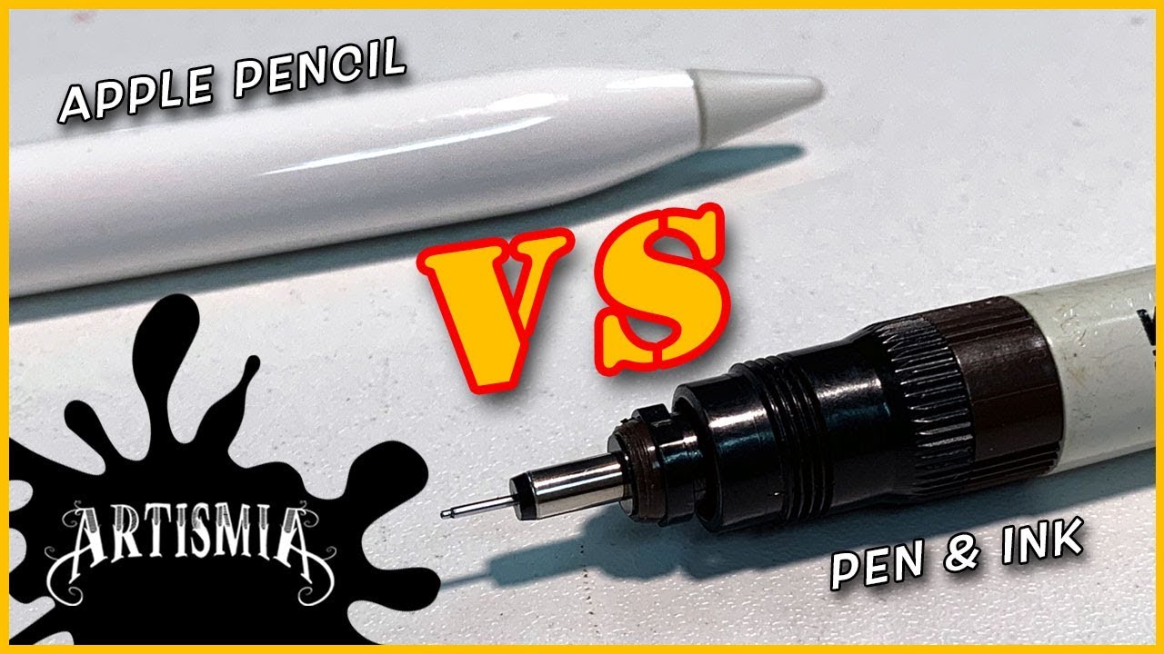 1280x720 Apple Pencil Vs Pen Ink Artismia Drawing