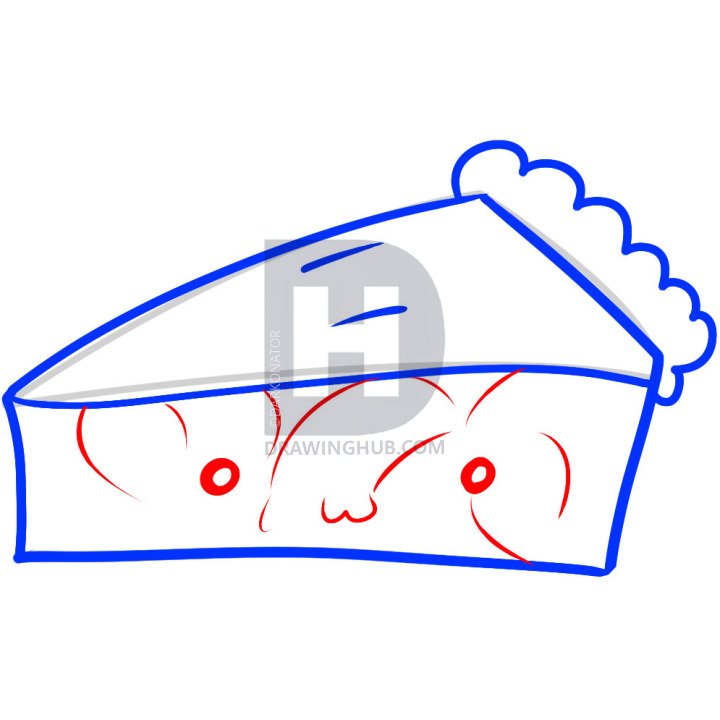 720x720 how to draw apple pie, apple pie, step