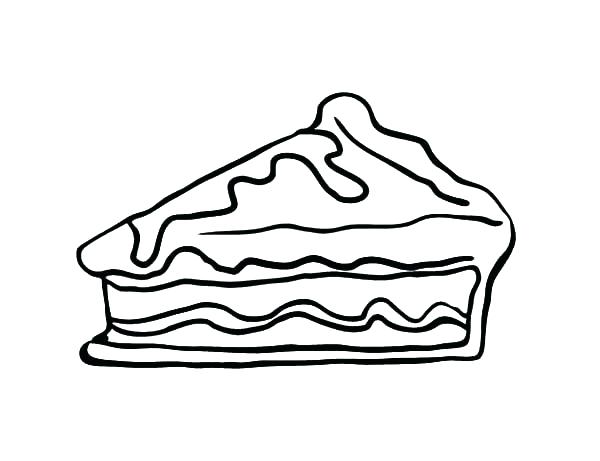 600x461 piggie pie coloring pages pie coloring pages slice apple pie cake
