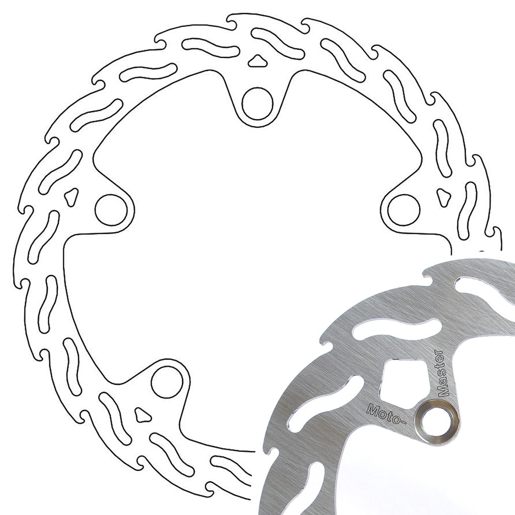 1024x1024 Flame Vr Starr Brake Disc For Honda Goldwing Abs