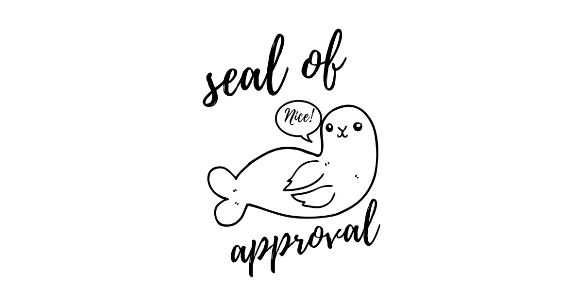 1200x630 Seal Of Approval Funny Seal Shirt Tee