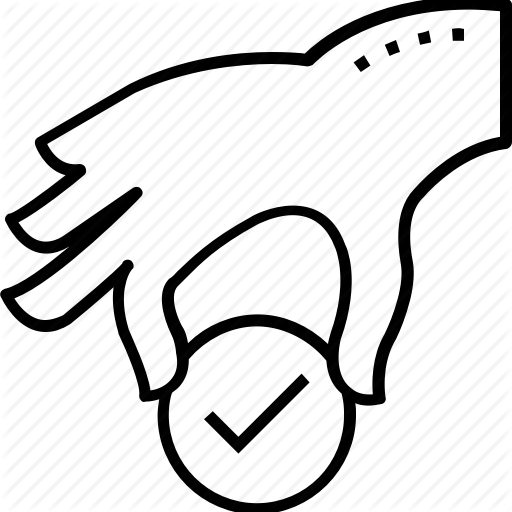 512x512 accepted, approval, approved, hand gesture, solution provider icon