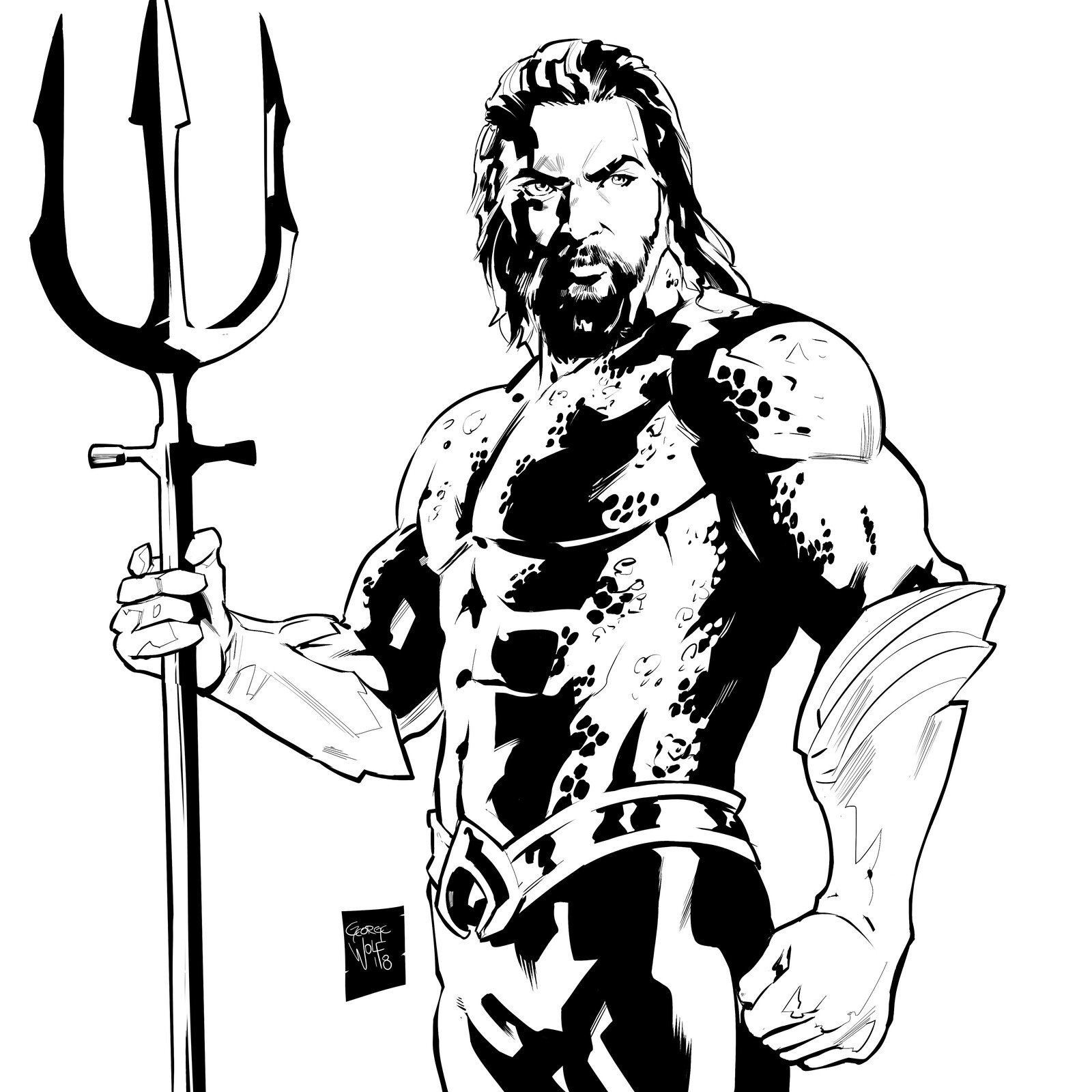 Aquaman Drawing | Free download on ClipArtMag