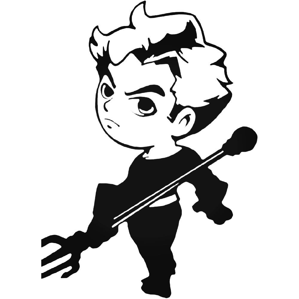 1000x1000 Super Hero Aquaman Vinyl Decal