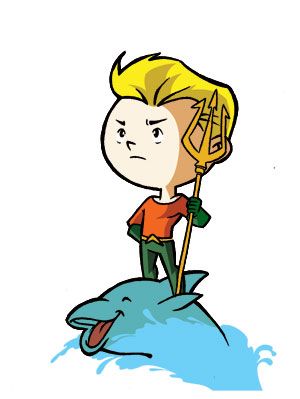 300x399 Aquaman Cute Cartoon