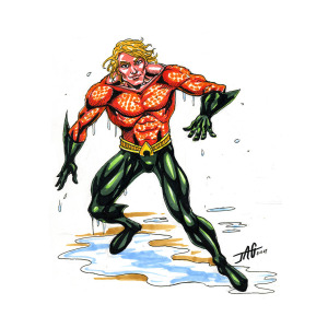 300x300 Aquaman Drawing