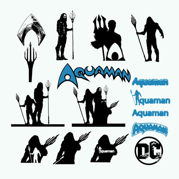 570x570 Aquaman Silhouette Available In Dxf Png And Editable Etsy