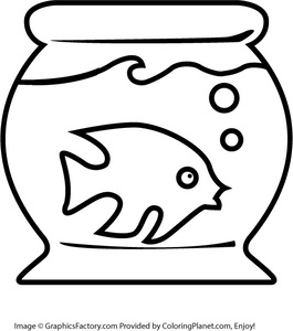 265x300 Drawing For Kids Fish Tank