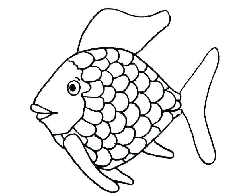 878x685 Free Coloring Pages Fish Tank Aquarium Simple
